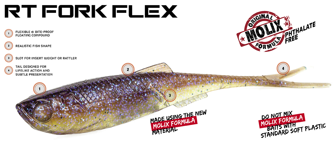 Molix RT Fork Flex 3''