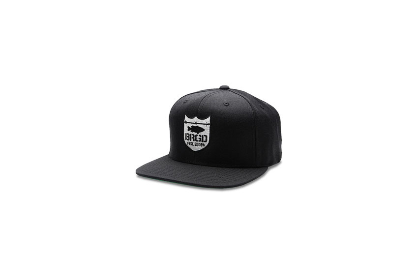 BASS BRIGADE SHIELD LOGO SNAPBACK HAT