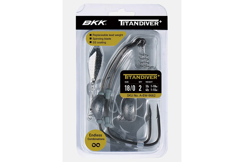 BKK Titan Diver + Worm Hook Doppio peso