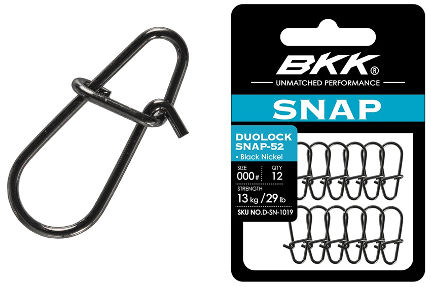 BKK Duolock Snap-52 Black Nickel