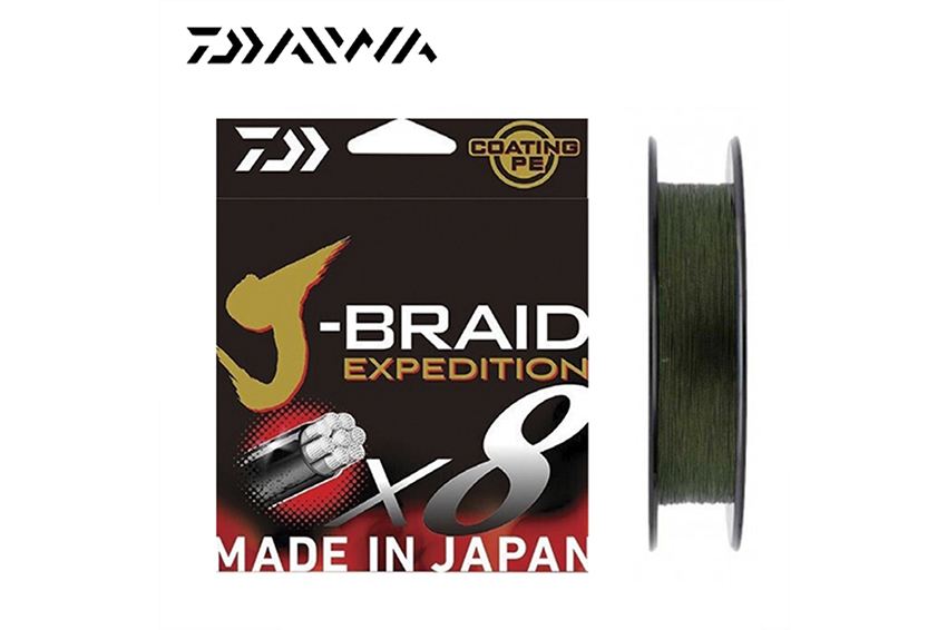 Daiwa Expedition X8 Dark Green 150mt