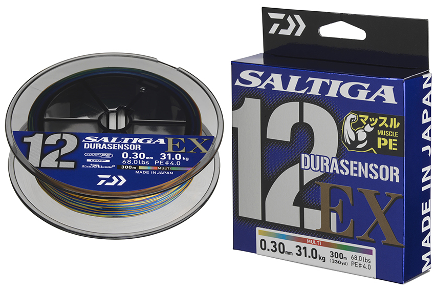 Daiwa UVF Saltiga Durasensor X12EX+Si3 300mt