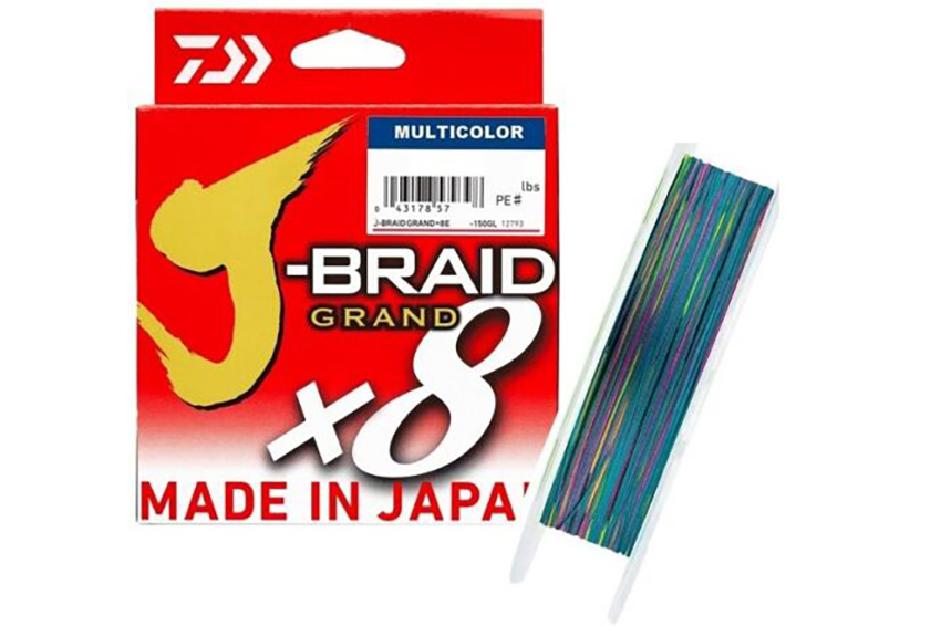 Daiwa J-Braid Grand X8 Multi Color
