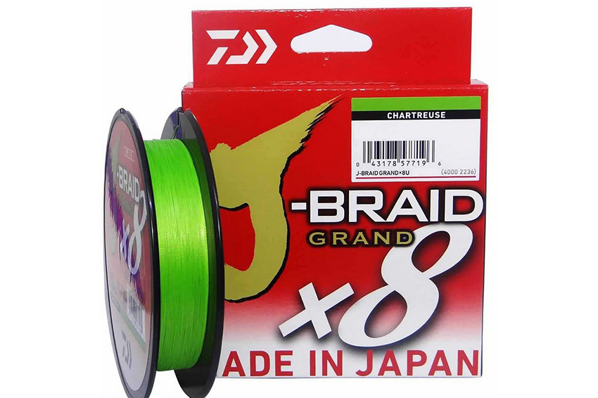 DAIWA J-BRAID GRAND X8 CHARTREUSE