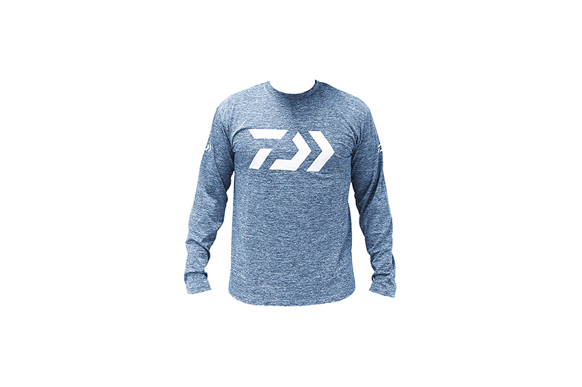 Daiwa TShirt Dark Blue Crewneck Long Sleeve