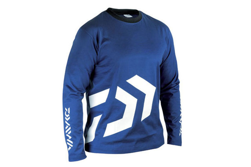 Daiwa T-Shirt Spit 08 Maniche Lunghe BLU