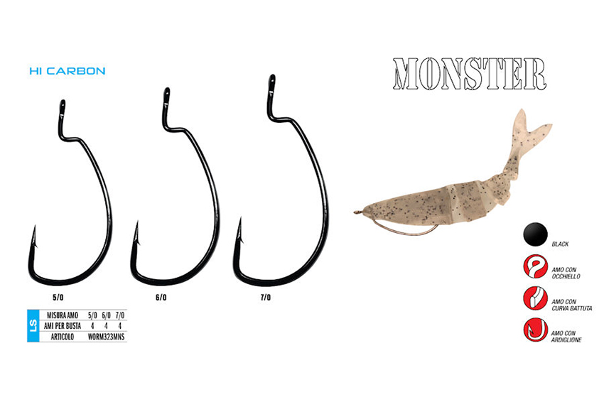 GAMAKATSU WORM 323 MONSTER