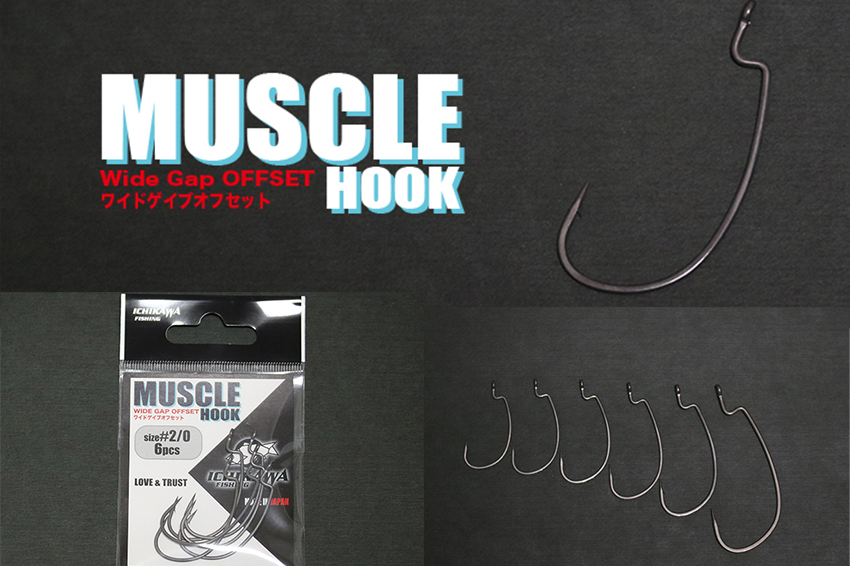 Ichikawa Amo Muscle Hook Wide Gap Offset PTFE