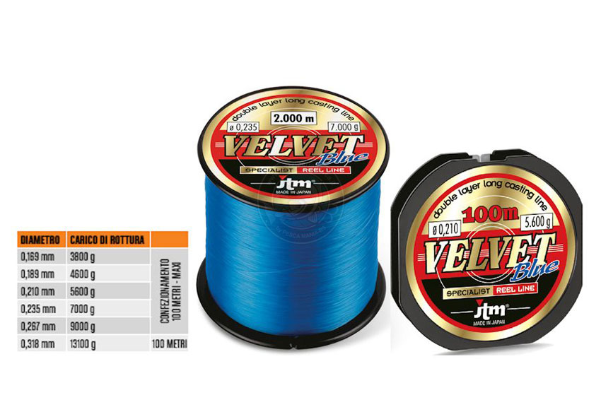 MONOVILO VELVET BLU