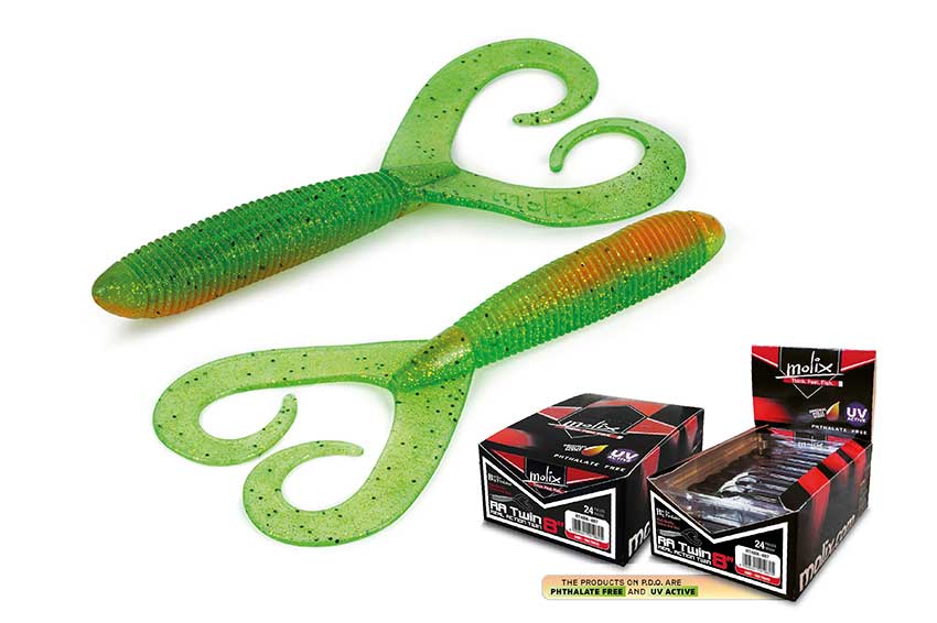 MOLIX RA TWIN TAIL 8'' BULK