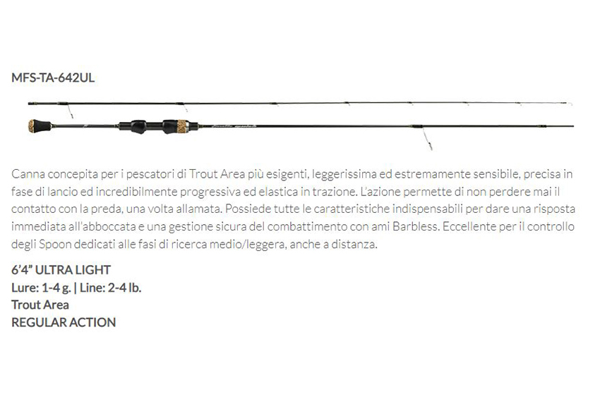 Fioretto Speciale Trout area Molix