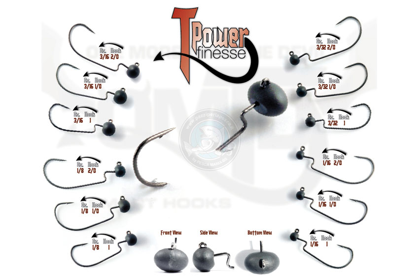 T-POWER FINESSE JIG HEAD OJ200
