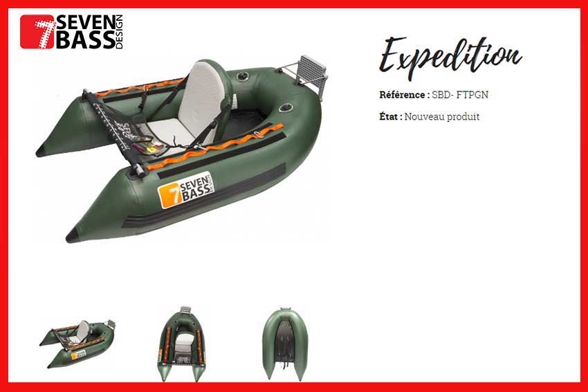 Belly boat EXPEDITION 180