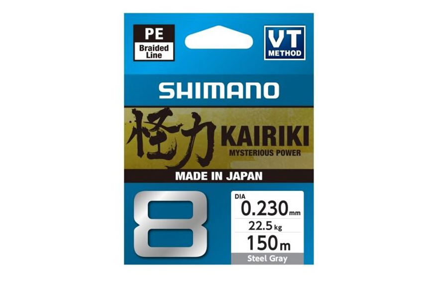 Shimano Kairiki 8 Steel Grey 150mt