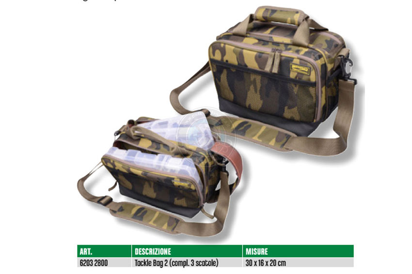 Spro Tackle Bag +3 scatole30x16x20cm