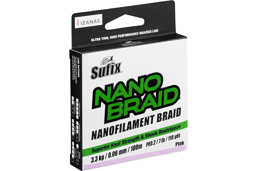Sufix Nano Braid Hot Pink