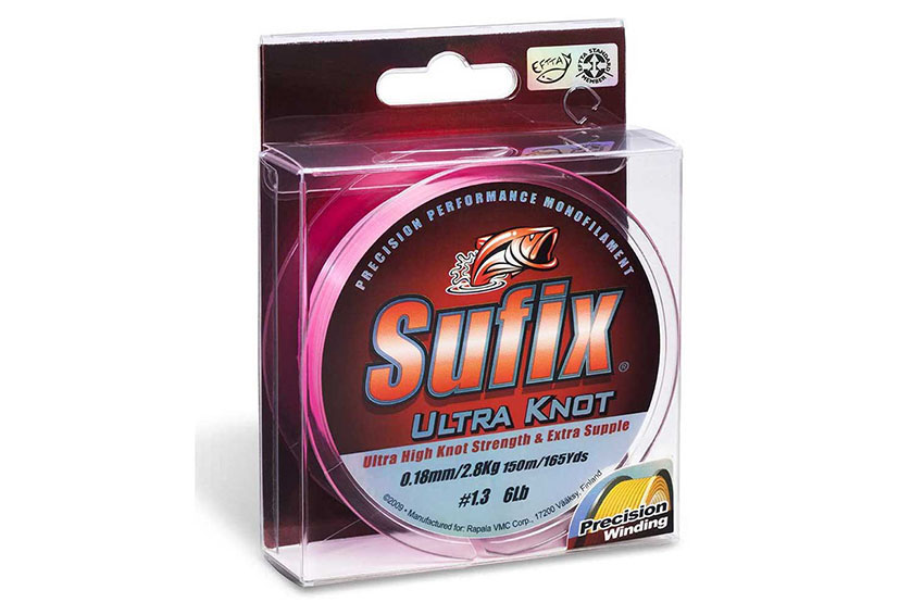 Sufix Ultra Knot Rosa/Bianco 150mt