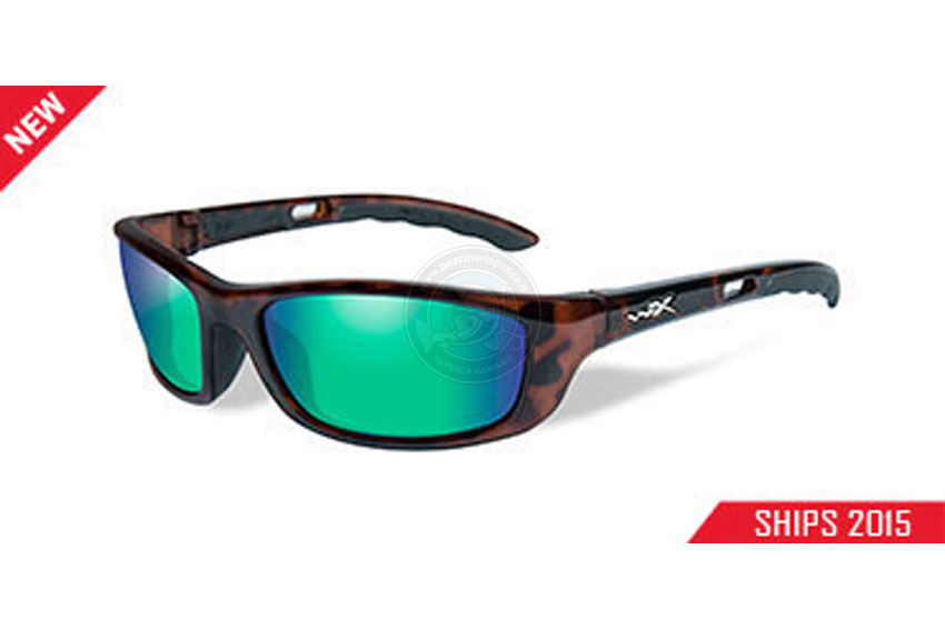 P-17 pol emerald mirrorlente/Gloos demi Frame